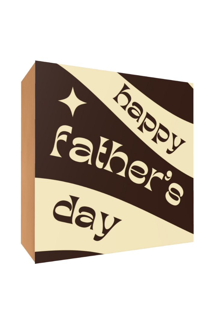 "Happy Father's Day" (Wave) Box- BIGG Brownies & THICC Cookies - New York Style Cookies