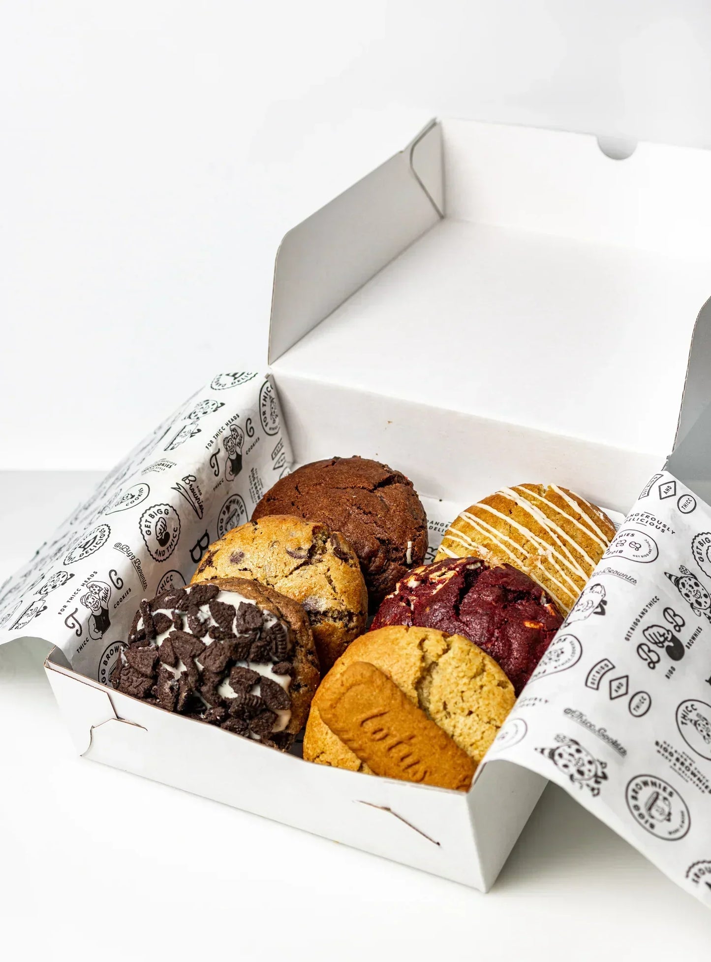 "Thank You x7" Box- BIGG Brownies & THICC Cookies - New York Style Cookies