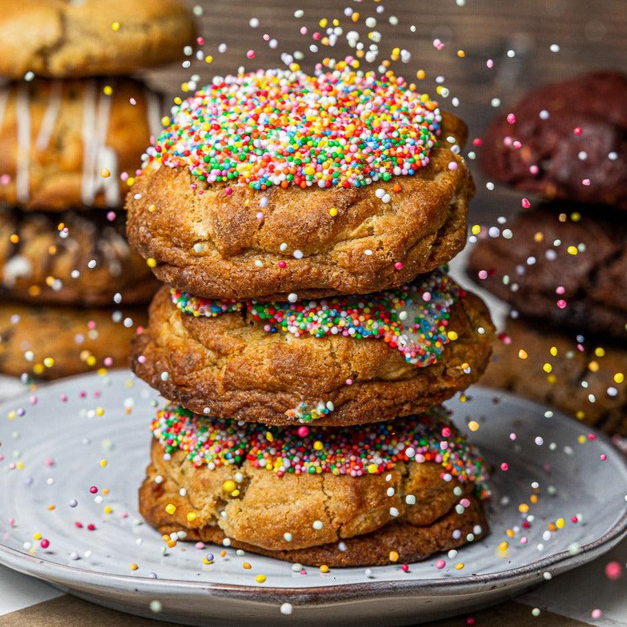 Funfetti- BIGG Brownies & THICC Cookies - New York Style Cookies