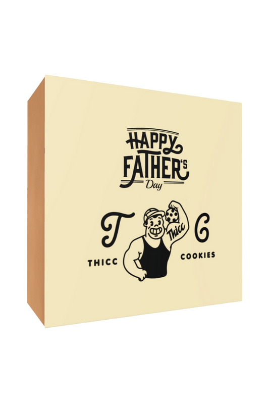 "Happy Father's Day" (Muscle) Box- BIGG Brownies & THICC Cookies - New York Style Cookies