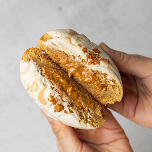 Biscoff Knafeh Cookie- BIGG Brownies & THICC Cookies - New York Style Cookies