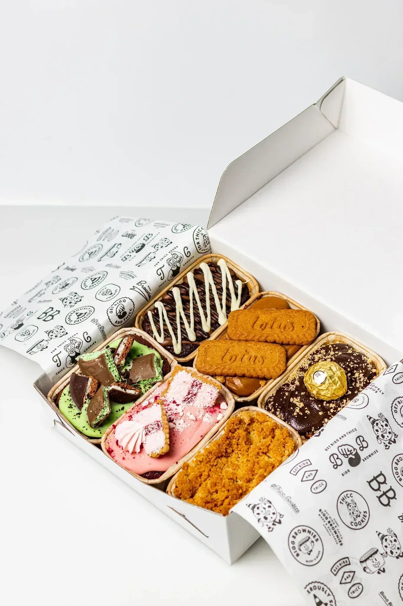 "Happiest of Birthdays" Box- BIGG Brownies & THICC Cookies - New York Style Cookies
