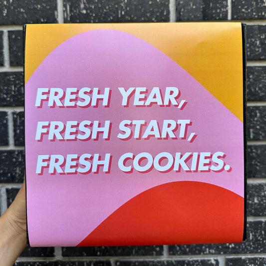 "Fresh Year 2025" Box- BIGG Brownies & THICC Cookies - New York Style Cookies