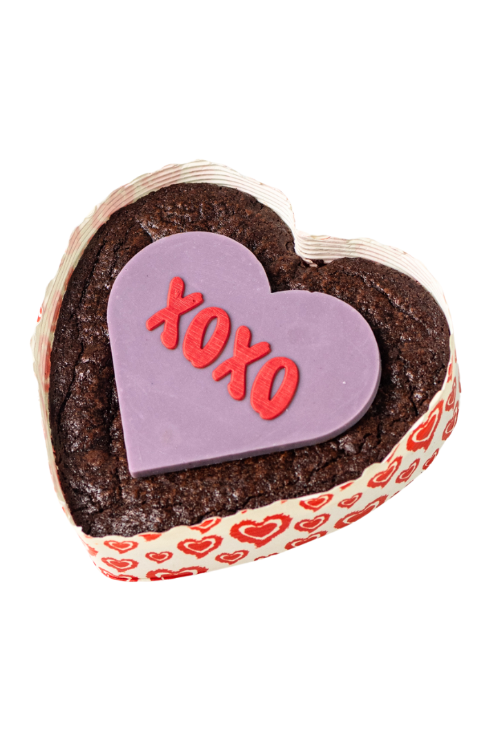 XOXO Heart Brownie- BIGG Brownies & THICC Cookies - New York Style Cookies