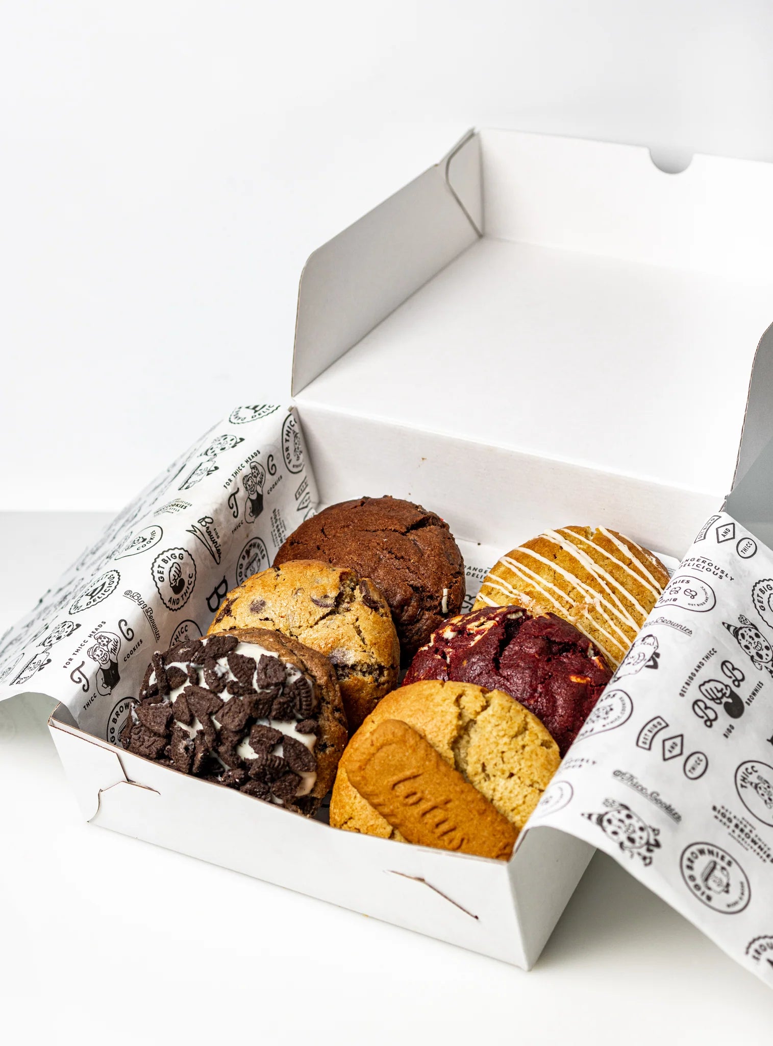 "DANG U THICC" Box- BIGG Brownies & THICC Cookies - New York Style Cookies
