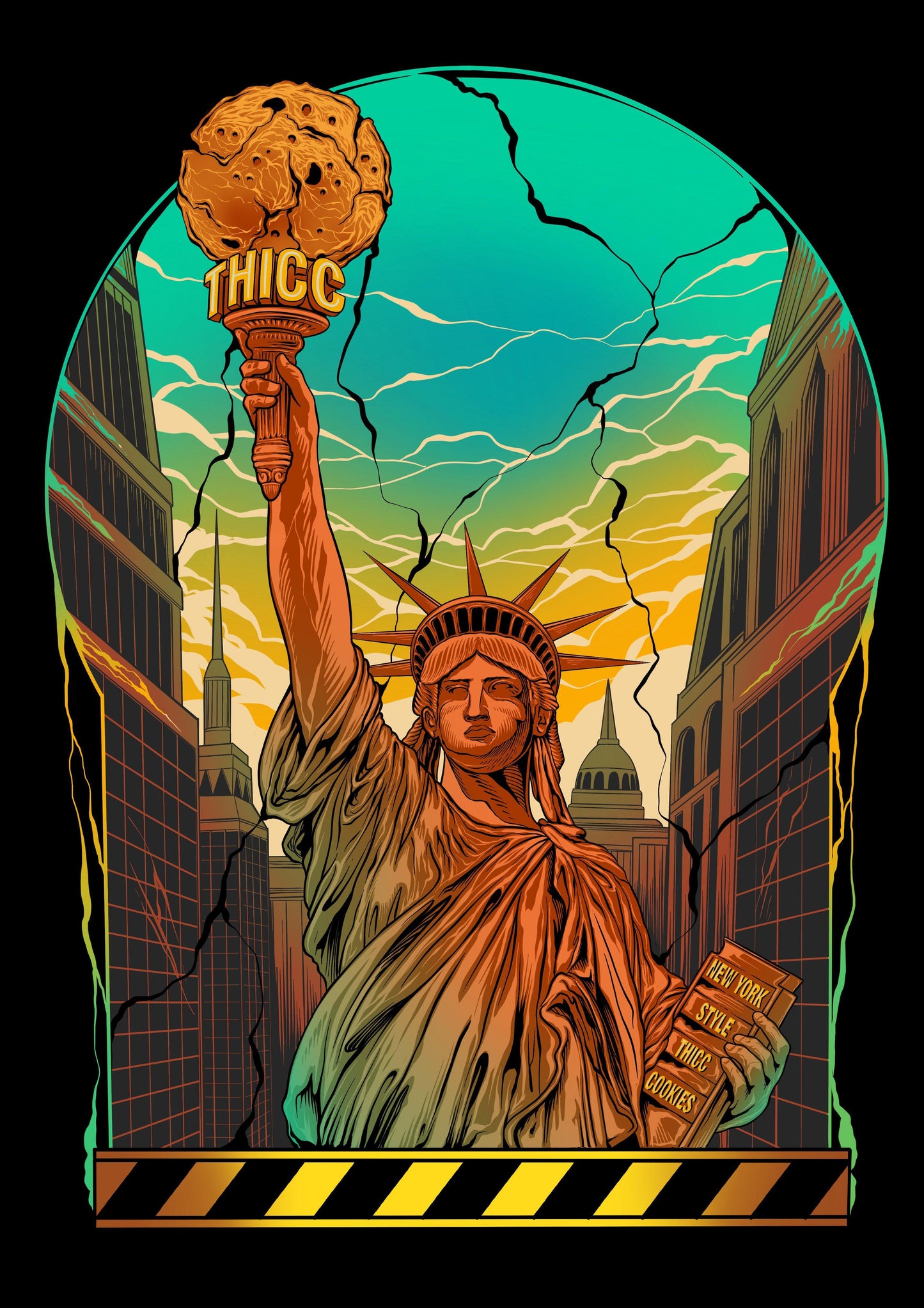 THICC Statue of Liberty!- BIGG Brownies & THICC Cookies - New York Style Cookies